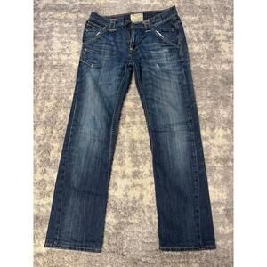 Taverniti So Jeans LA Mens Size 32 Dark Wash Straight Leg Denim Pants